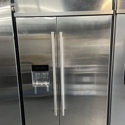 2023 JennAir Built In Side By Side 48” Refrigerator Ice And Water 