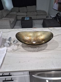 Glass Basin ( Bathroom Sink)