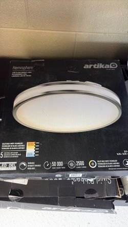 Light, Flush Mount, multi color white
