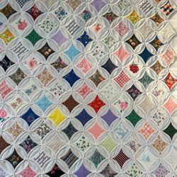 Hand Made Wall Quilt/ 84” X 62”…Vintage Fabrics