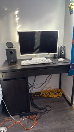 Desktop With Desk