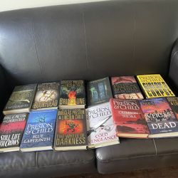 Collection of 13 Hardcover Novels by Douglas Preston & Lincoln Child