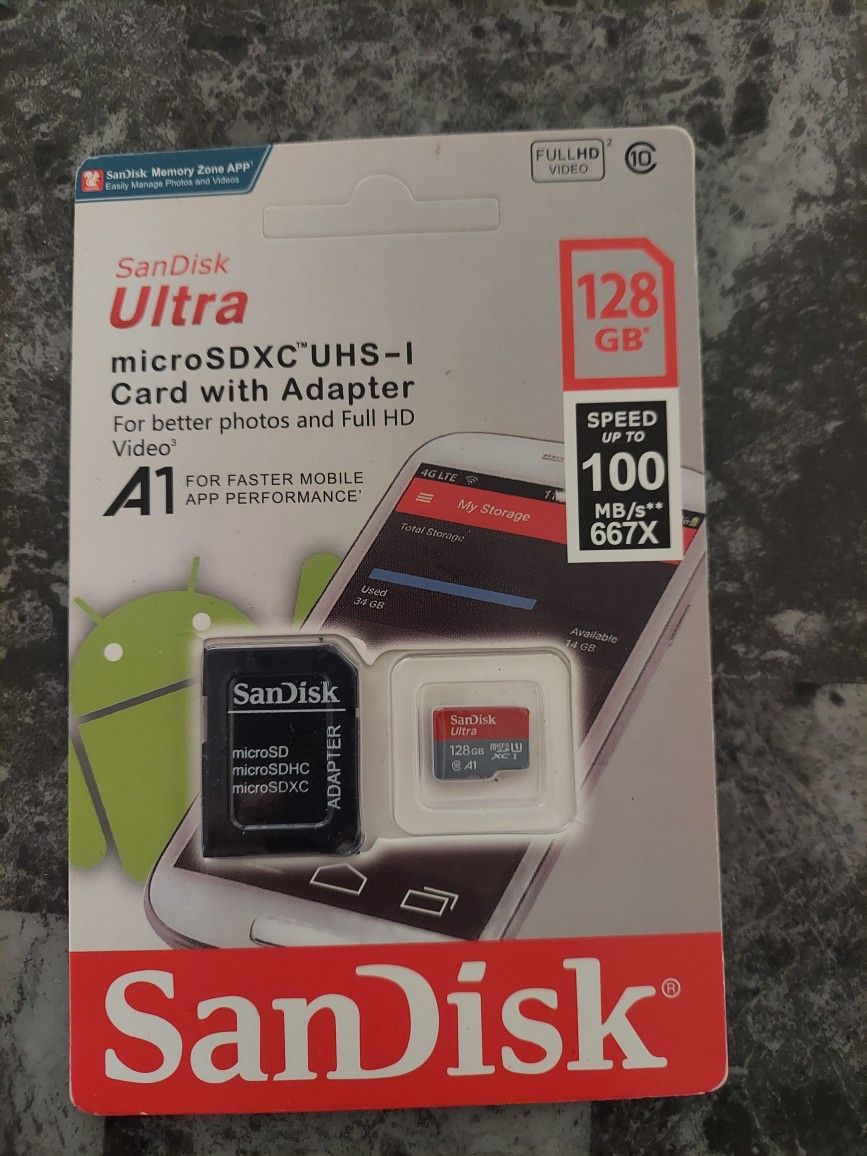 Sd Card 128gb $20