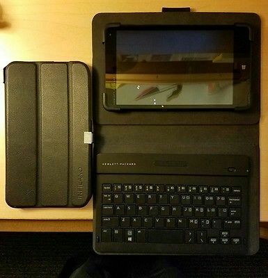 Hp stream windows tablet with case