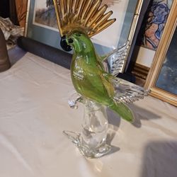 Murano Glass Parrot