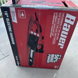 New In box. Electric Chainsaw. Prices Is Firm!!!  Pick Up Only In Highland.