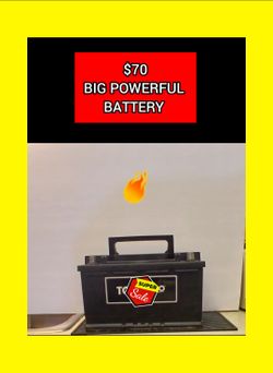 Large 12V Car Battery AUTOMOTIVE