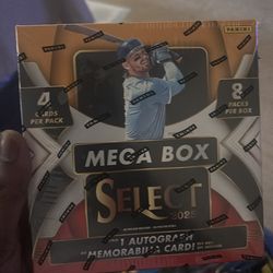 Select mega box baseball cards