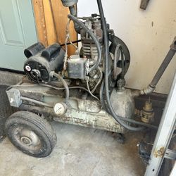  Very Old School Compressor Converted To 220