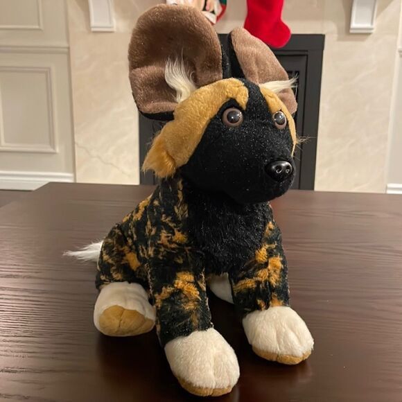 Wild Republic African Wild Dog Plush Stuffed Animal Plush Toy Gifts for Kids 12”