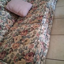 Beautiful Long  Floral Sofa