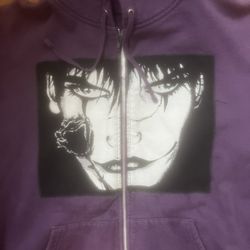 supreme “the crow” zip up hoodie 