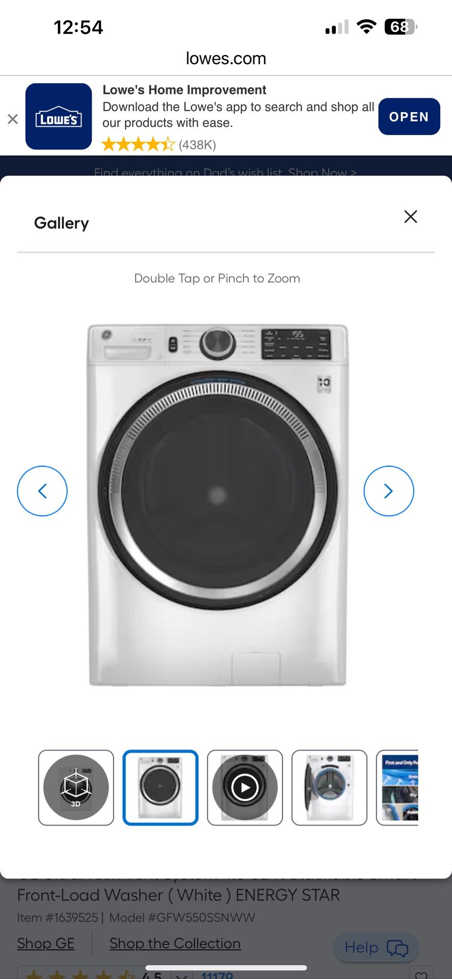 New GE Washer
