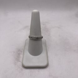 14kt Gold Engagement Style Band w/ Diamonds