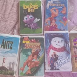 6 Classic Vintage 1990's-2000's Disney VHS tapes 