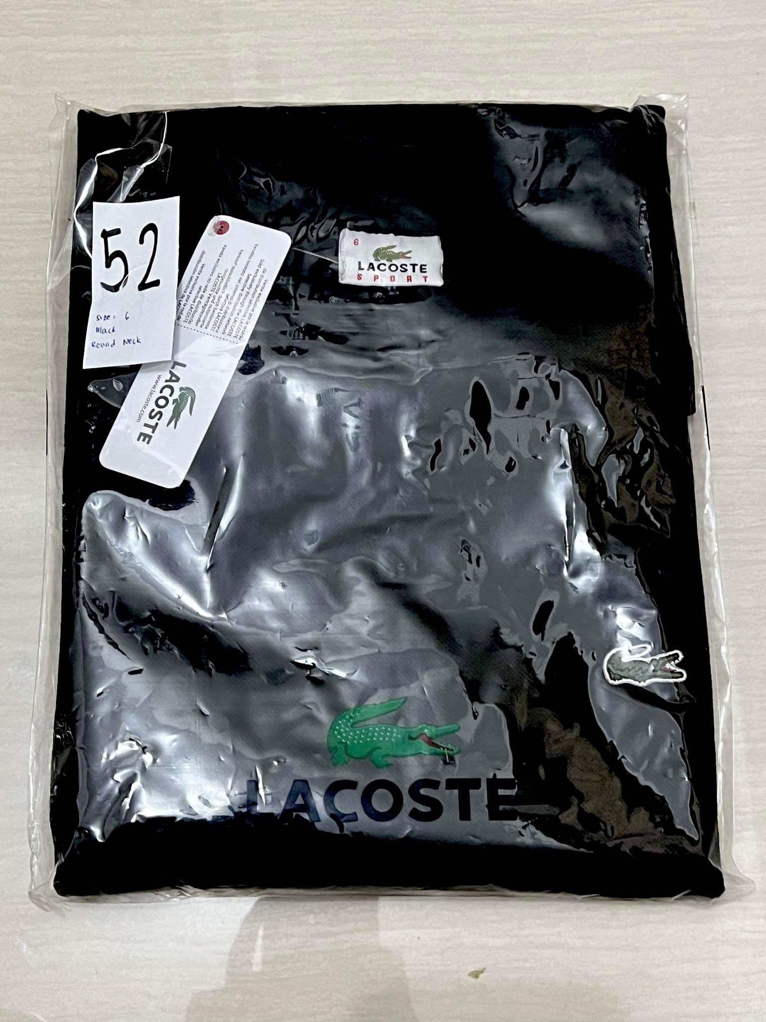 Lacoste Sport Classic Round-Neck Shirt For Sale