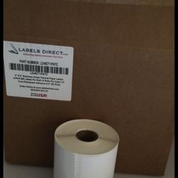 Large Printer Labels 4x6  Quedan 7 Rollos