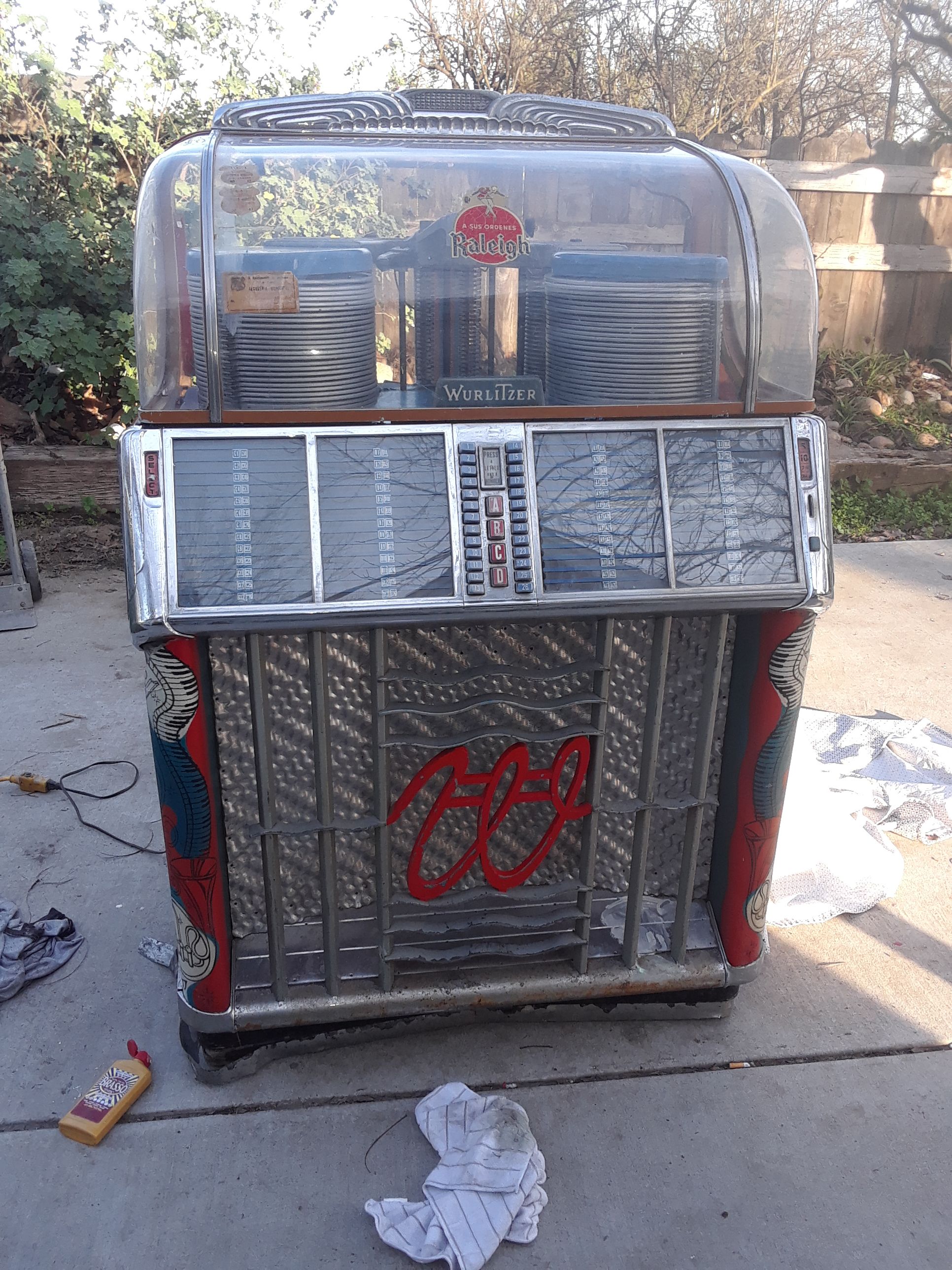 1952 Wurlitzer jukebox model 1500