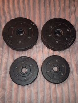 20 lb Set of Standard Weight Plates (Two 7.5 lb and Two 2.5 lb)