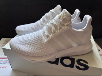 White Adidas Running Shoes Size 6.5 Adidas Swift Run