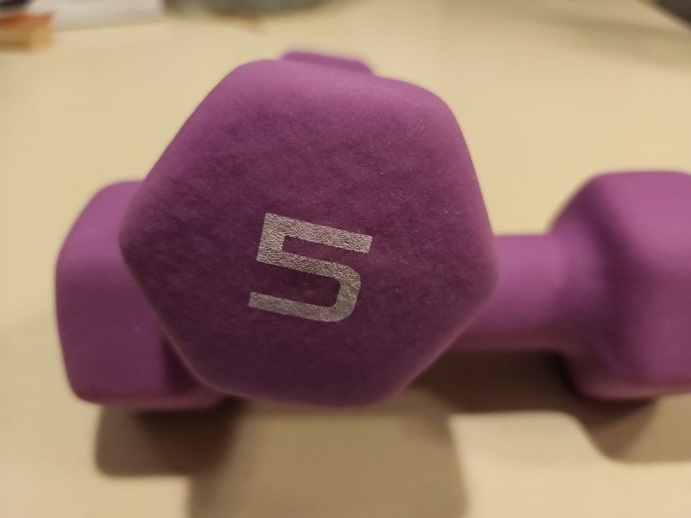 CAP Neoprene Dumbbells 5Lbs