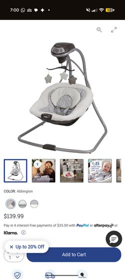 Graco Simple Sway Baby Swing