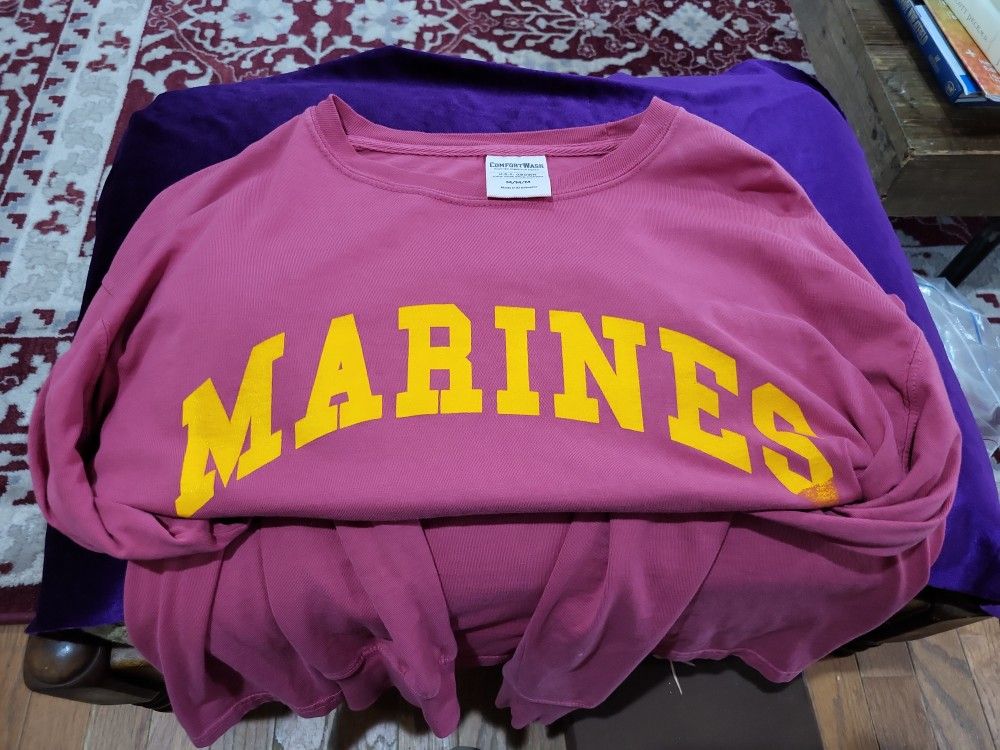 USMC new sleeve Tshirt 