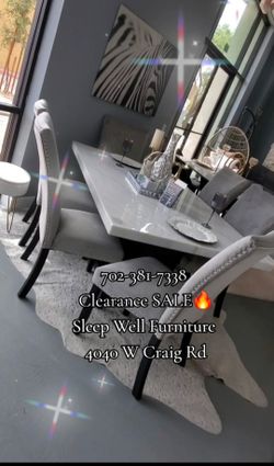 🇺🇸 ✨️ Dining Table Chair Sets! Furniture Sectionals, Queen Bedrooms Avail