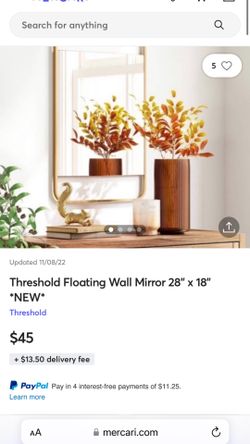 Treshold Floating Wall Mirror