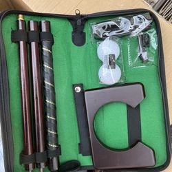 Golf Putting Practice Kit, Portable, Zipped Case, Golf Gift, Office Gift