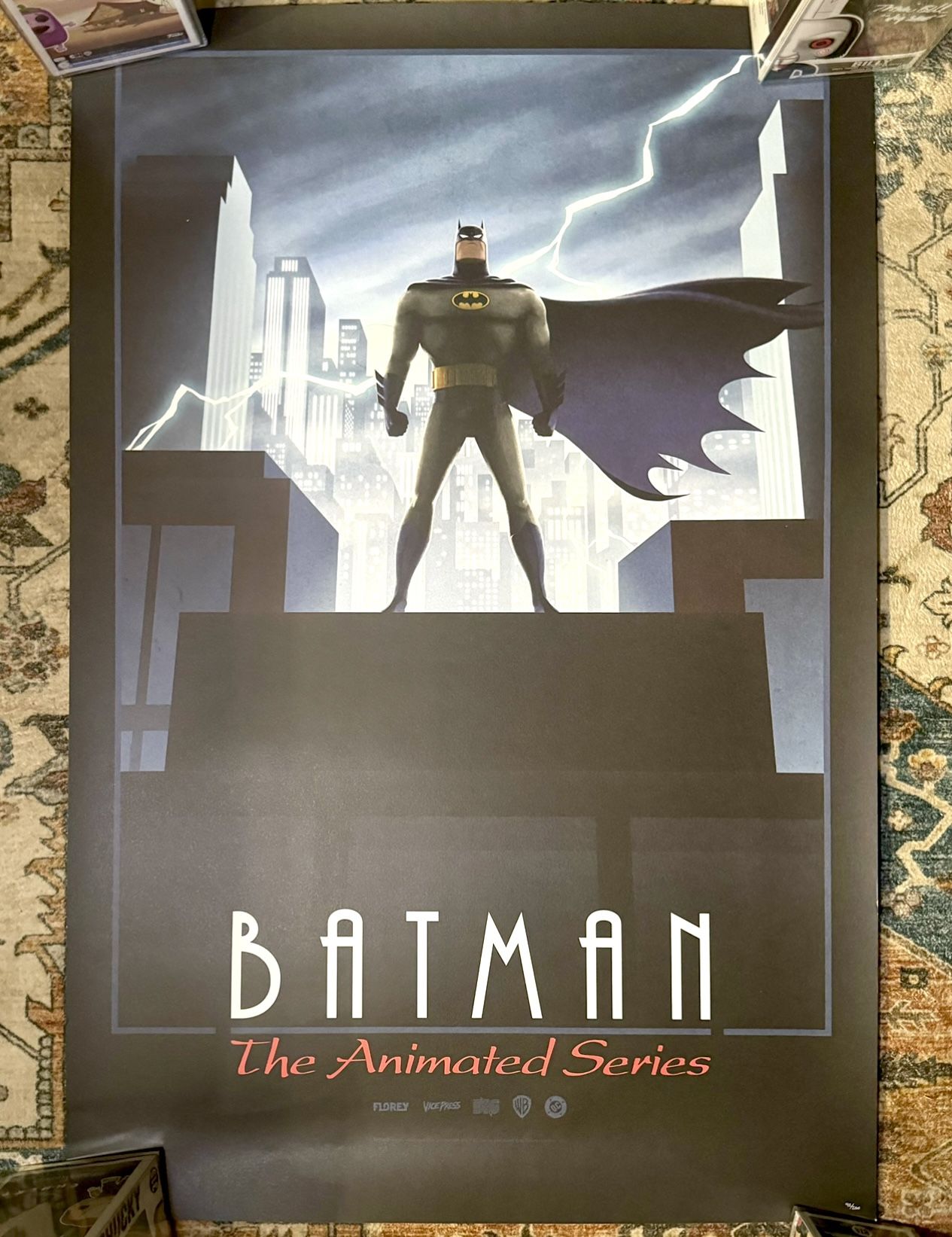 Animated Batman Mondo Vice Press Poster 92/200 Sold Out