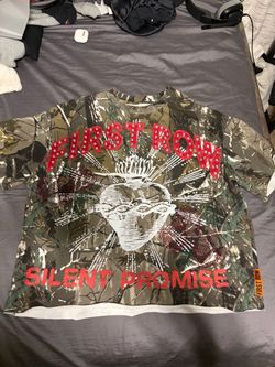 First row crop tee shirt