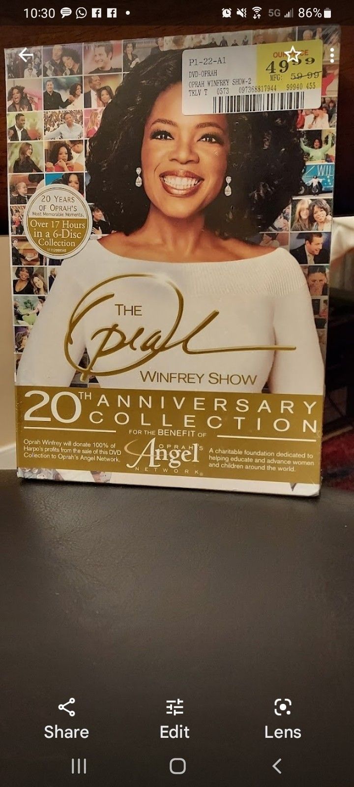 The OPRAH Winfrey Show = 20th Anniversary