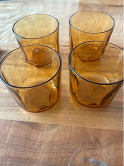 Hazel Atlas Amber Glasses