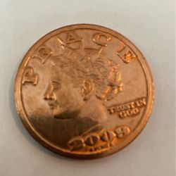 1 Ounce 999 Fine Copper Peace Coins For Sale