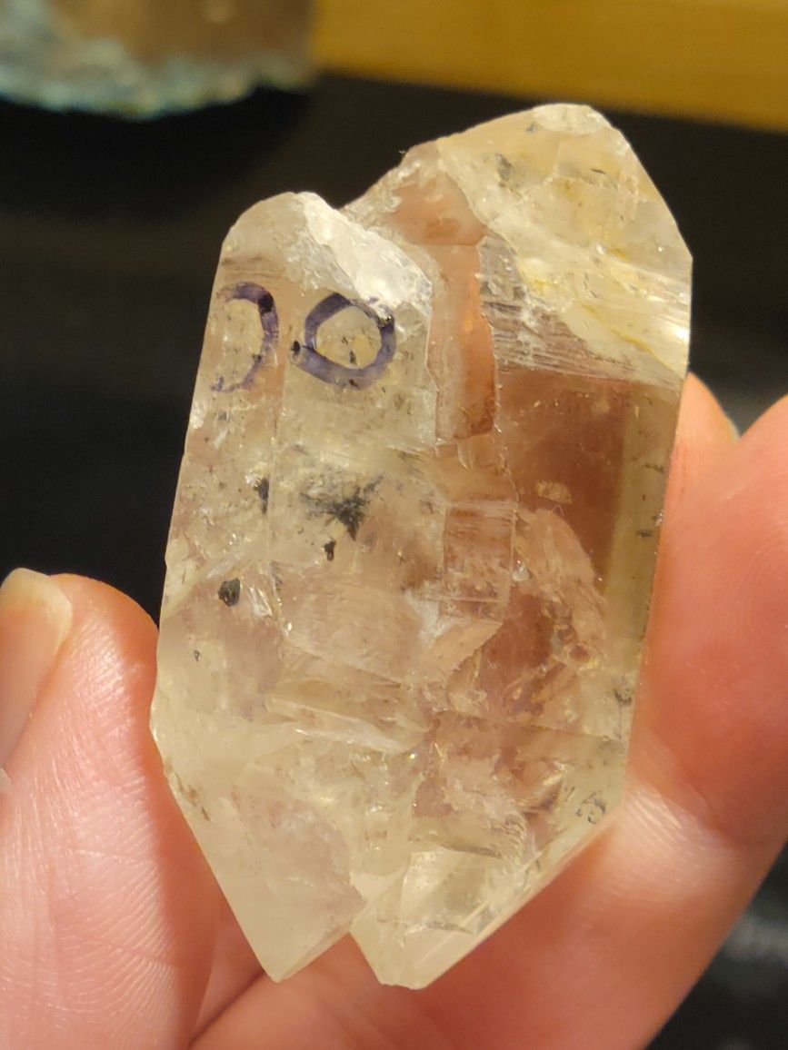 Rare 3 Carbon Inclusions Herkimer
