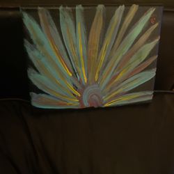 ABSTACT ART ON CANVAS  8/10