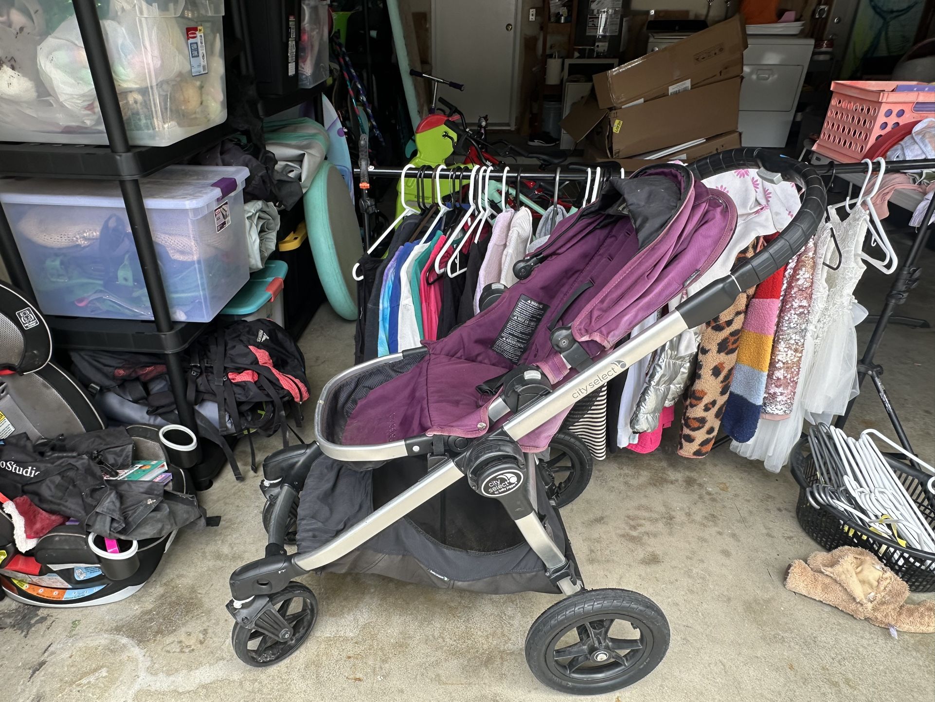 City Select Single or Double Stroller (comes with 2 seats)
