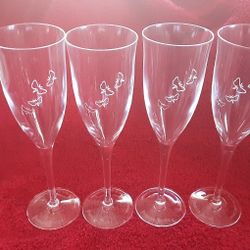 Perrier Jouet Vintage Crystal Chapagne Flutes (4)
