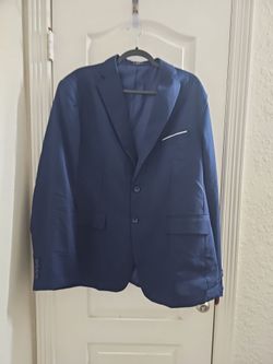 MAGE Men's Slim Fit 2-Button Blazer