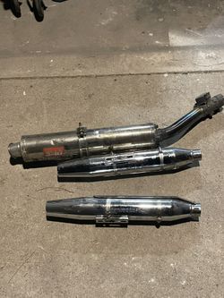 lot of 3 Exhaust Harley Davidson 2008-17 Dyna & 01-06 HONDA CBR600F4I CBR 600 F4I 