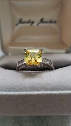 Yellow Stone Ring 9