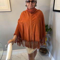 Italian Leather Cape