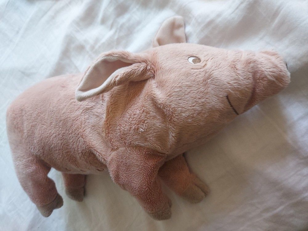 IKEA - KNORRIG soft toy, pig/pink