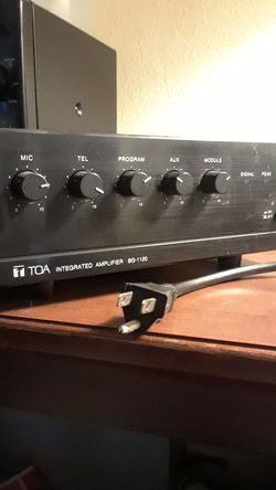 TOA BG-1120 INTERGRATED AMPLIFIER