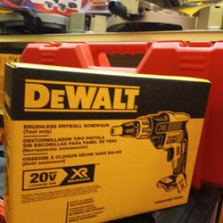 DEWALT 20V MAX LITHIUM-ION XR BRUSHLESS DRYWALL SCREWGUN (TOOL ONLY)
