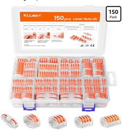 Kuject 150-Piece Lever Nuts Wire Connector Kit