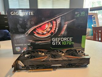 Gigabyte GTX 1070 Ti Gaming OC 8GB - Original Box - Working