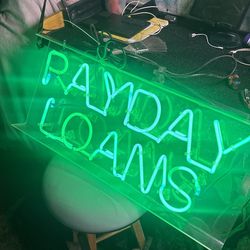 Payday Loans Neon Sign