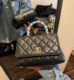 Authentic Top HANDLE CHANEL BAG